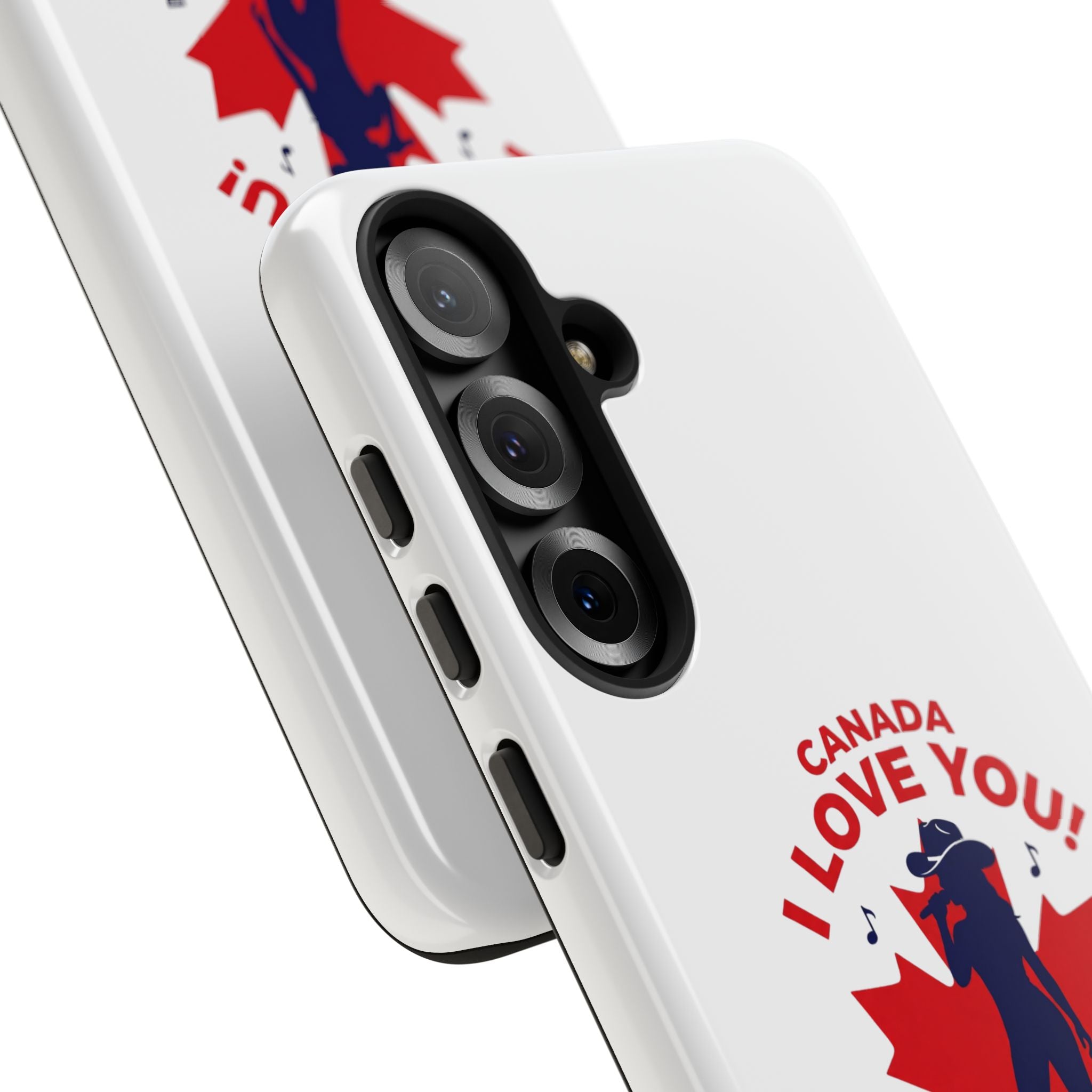 Canada I Love You Phone Case — Maple Leaf Singing Moose Patriotic iPhone Cover