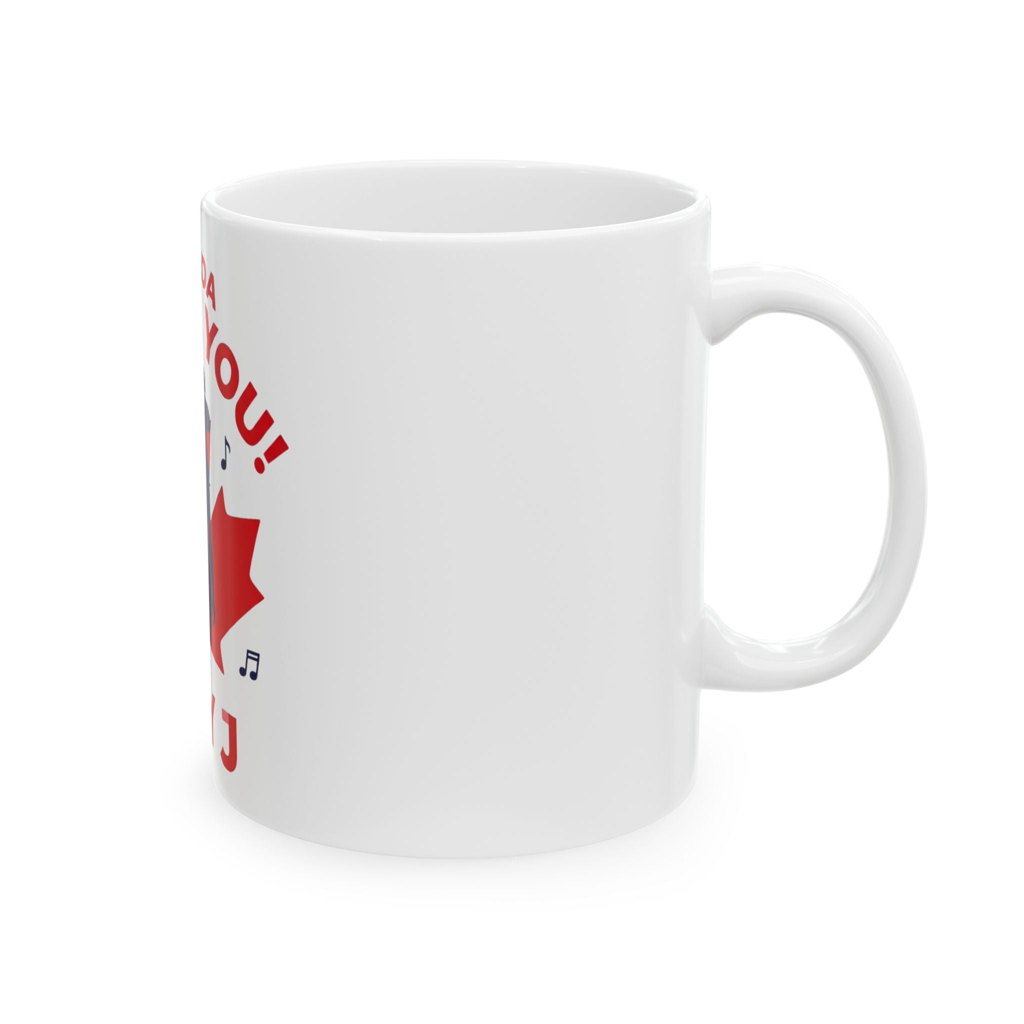 Canada I Love You Mug — Custom Name Canada Day Coffee Mug (EMY J)