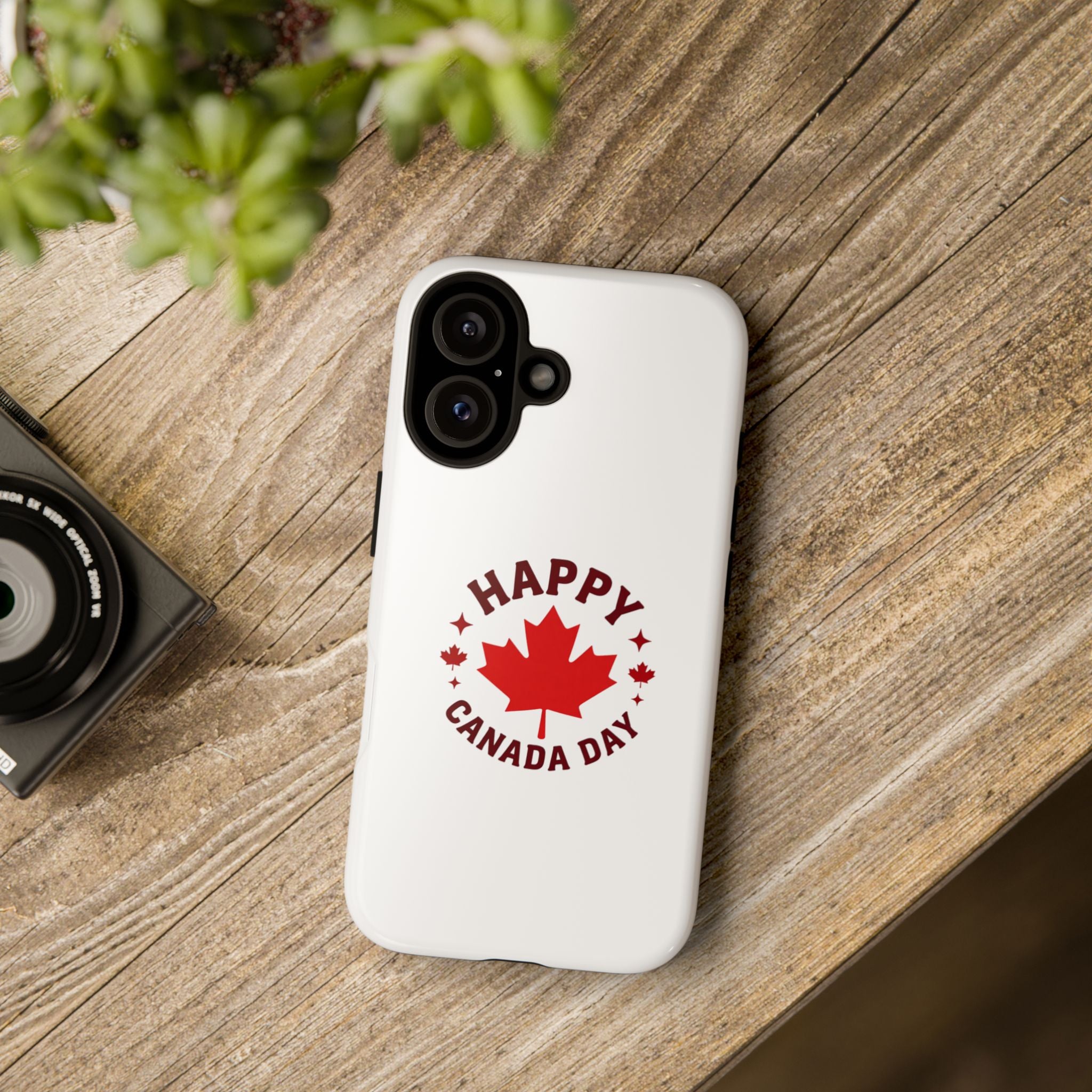 Phone Case - Proudly Canadian Maple Leaf Design (Est. 1867)
