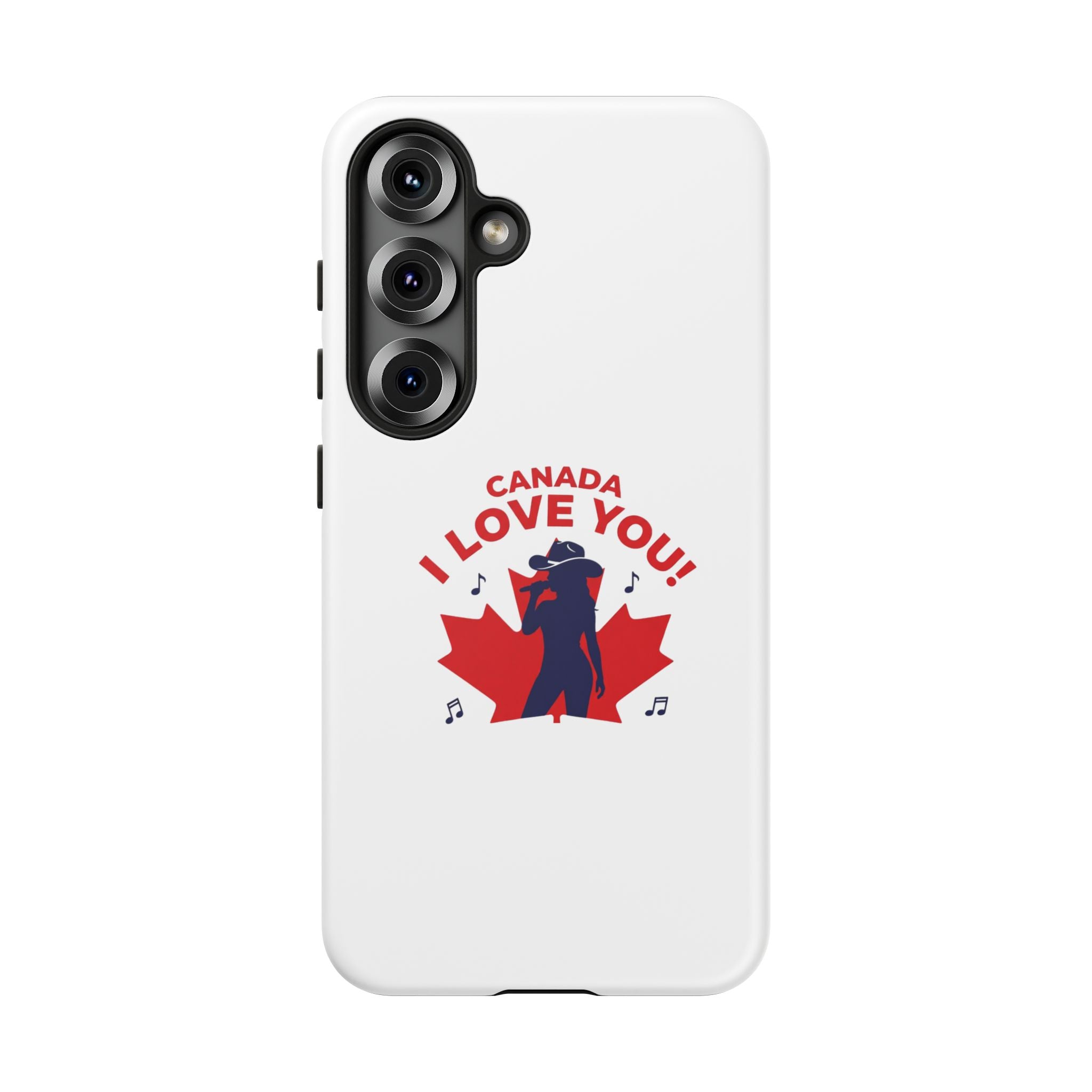Canada I Love You Phone Case — Maple Leaf Singing Moose Patriotic iPhone Cover