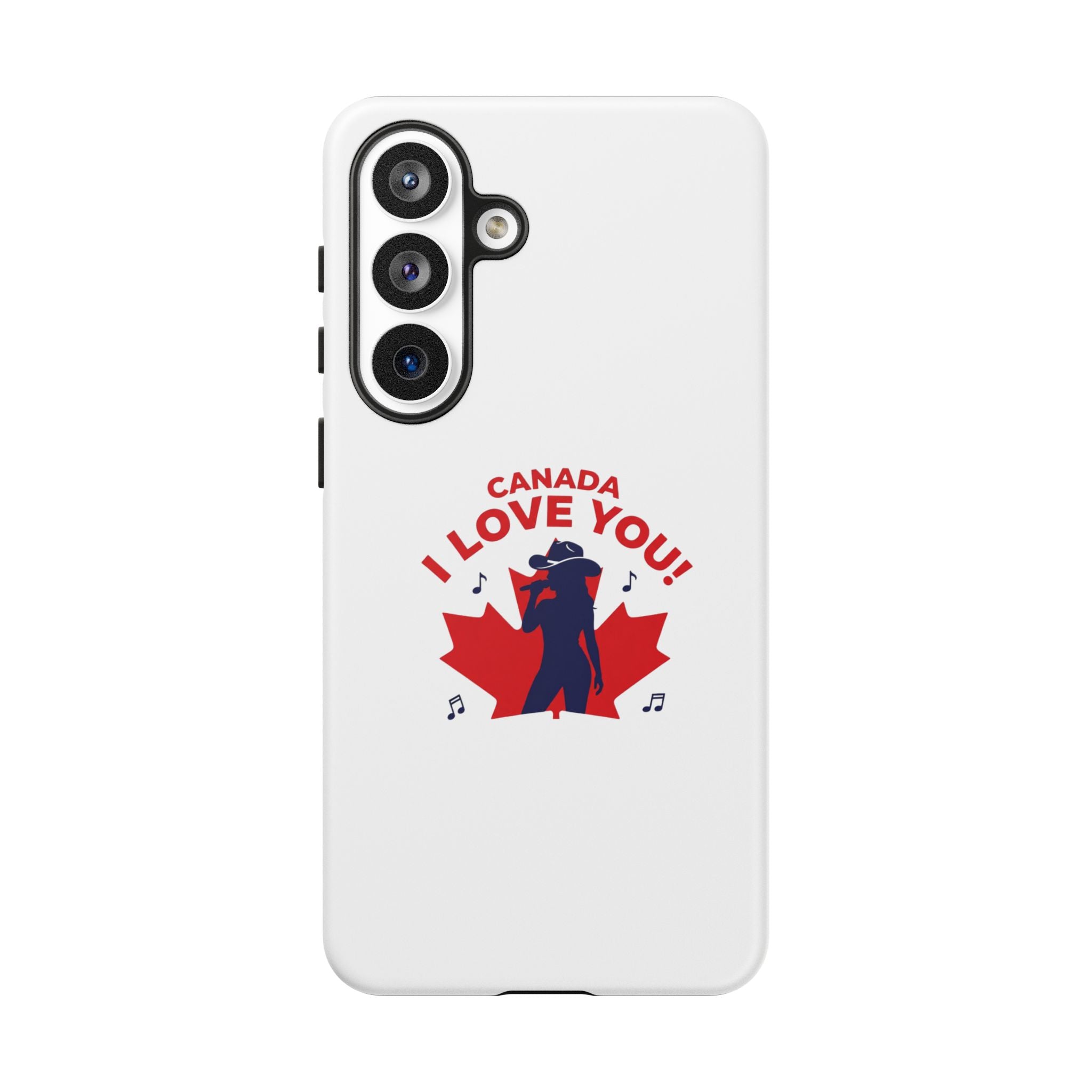Canada I Love You Phone Case — Maple Leaf Singing Moose Patriotic iPhone Cover
