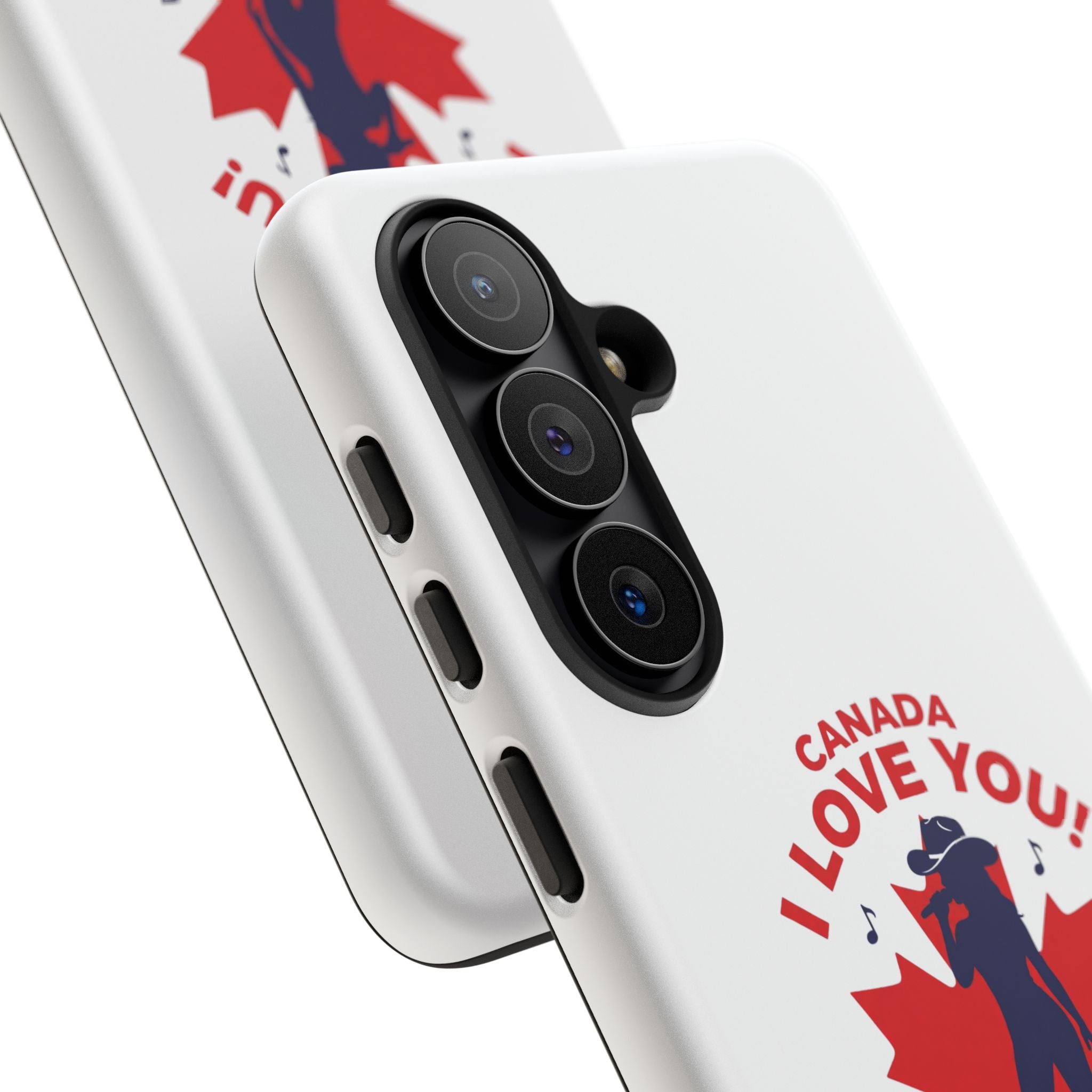 Canada I Love You Phone Case — Maple Leaf Singing Moose Patriotic iPhone Cover