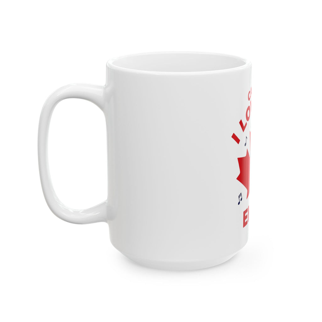 Canada I Love You Mug — Custom Name Canada Day Coffee Mug (EMY J)