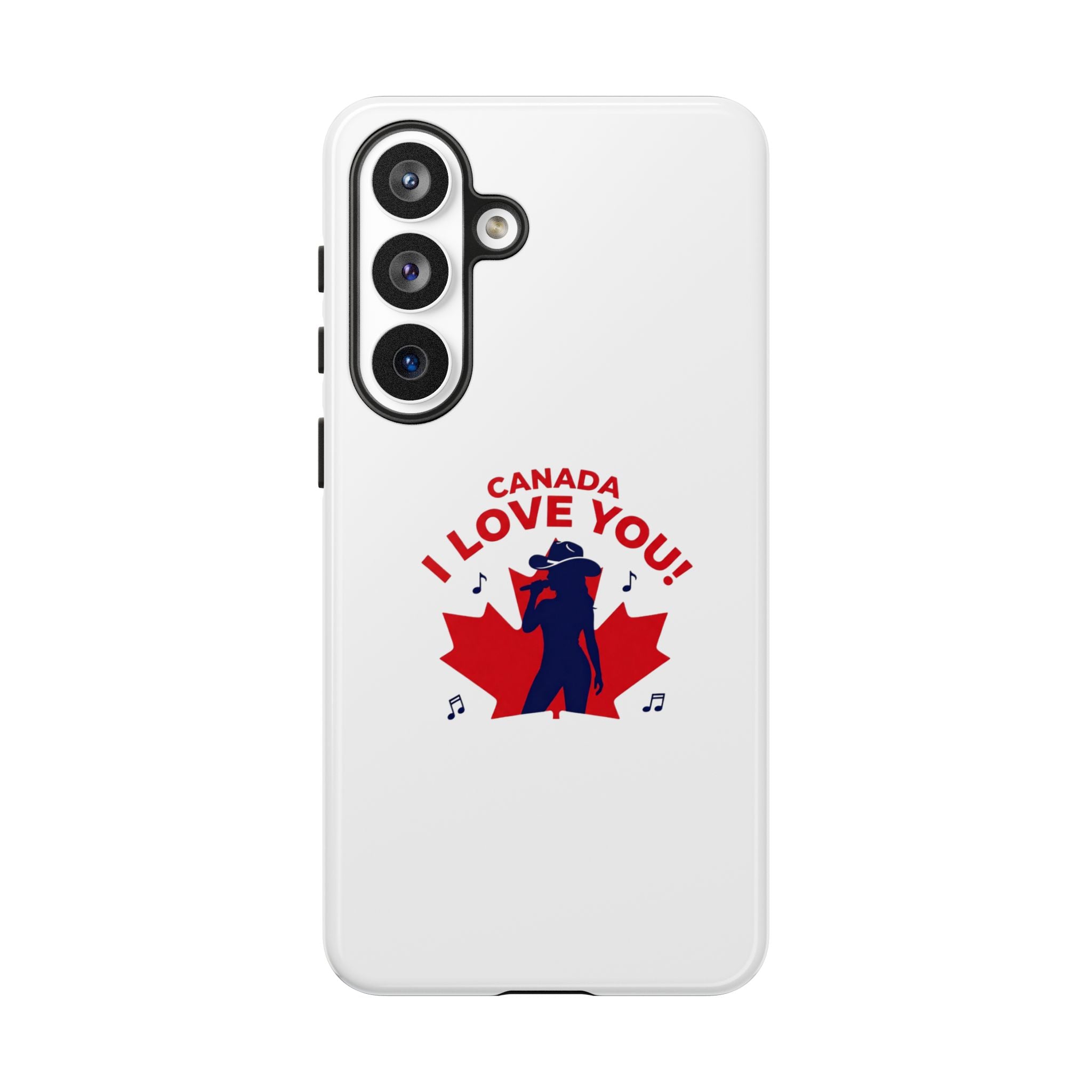 Canada I Love You Phone Case — Maple Leaf Singing Moose Patriotic iPhone Cover