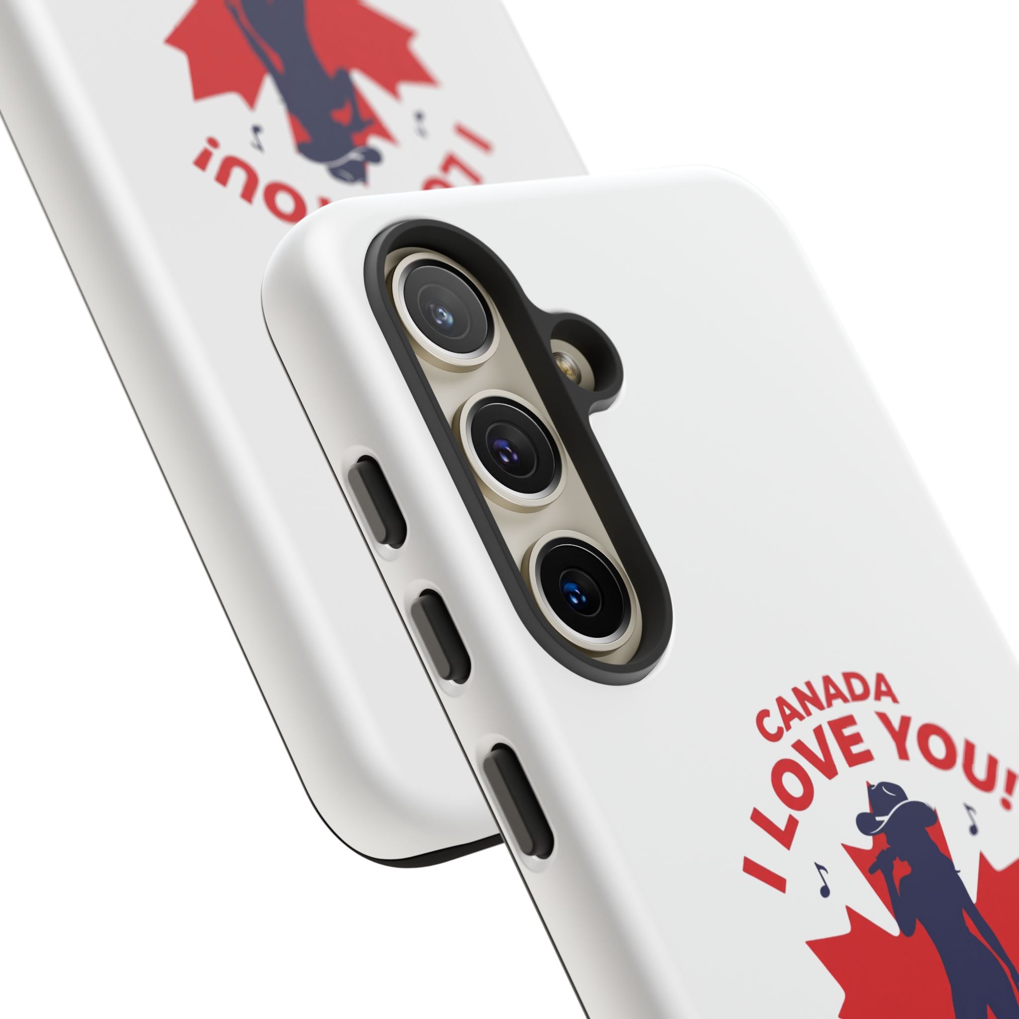 Canada I Love You Phone Case — Maple Leaf Singing Moose Patriotic iPhone Cover