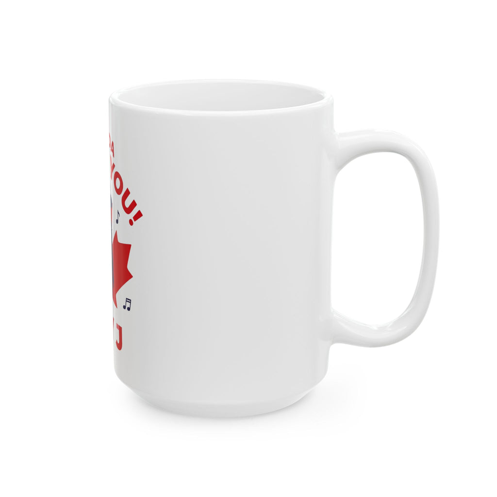 Canada I Love You Mug — Custom Name Canada Day Coffee Mug (EMY J)